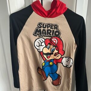 Nintendo Kids Hoodie - Red and Black